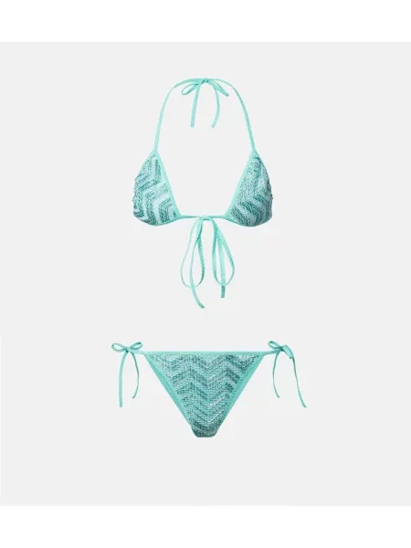 Bikini Missoni albastru