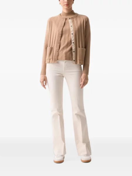 Cardigan Bogner tricotate maro
