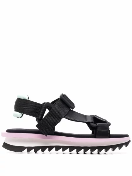Sandale Grey Mer cu cataramă chunky negru