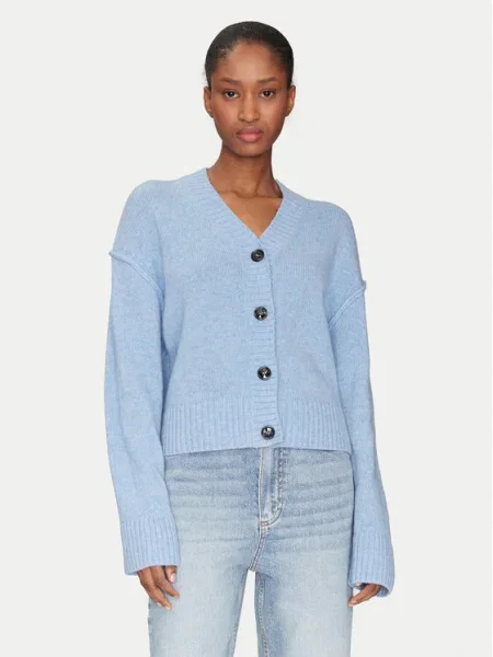 Day Birger et Mikkelsen cardigan din lana Jordane femei albastru