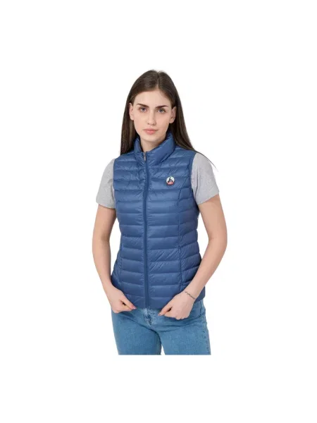 Kamizelka jeansowa Jott niebieska