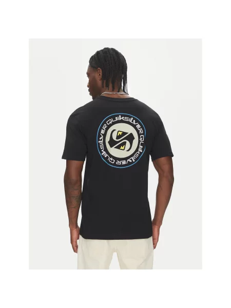 Quiksilver Póló Circle Back Ss fekete
