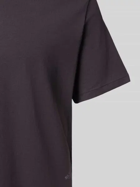 Damski t-shirt o kroju regular fit z okrągłym dekoltem Slg