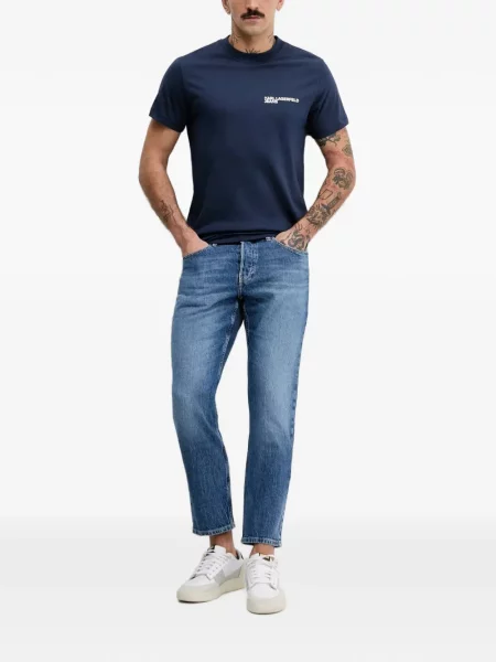 Blugi Karl Lagerfeld Jeans albastru