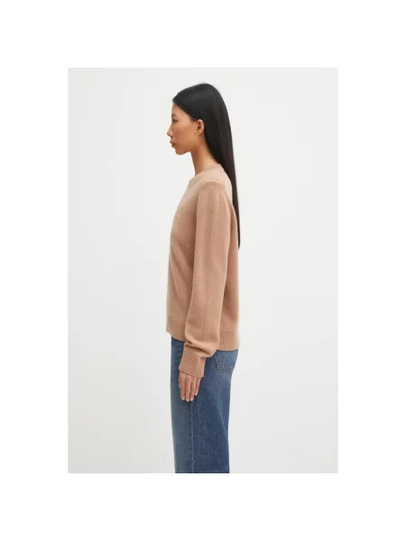 Sweter dziecięcy Maison Kitsune brązowy