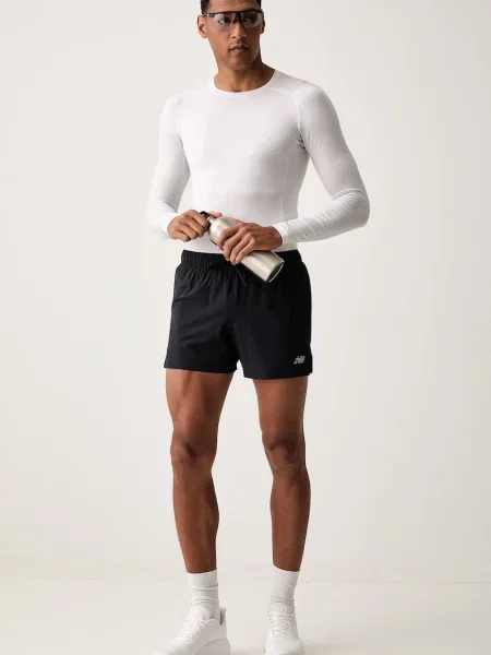 Pánske bežecké šortky New Balance RC Seamless 5 Inch black čierna