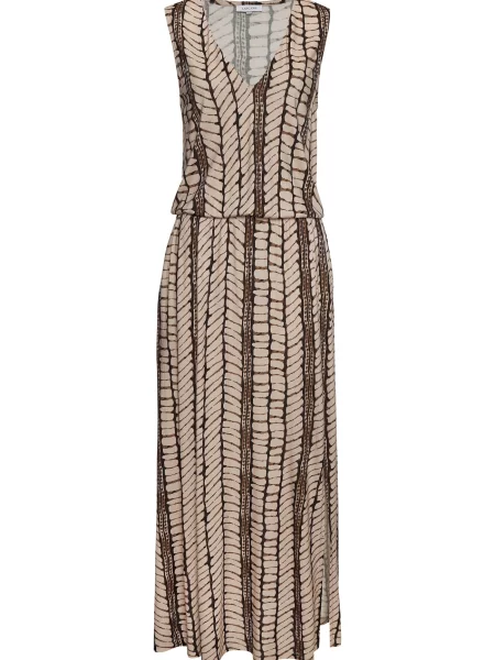 LASCANA Rochie maro mokka / maro deschis negru