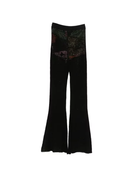 Pantaloni Etro cu model floral negru
