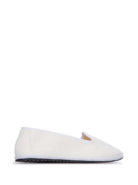 Pantofi loafer Vibi Venezia de catifea alb