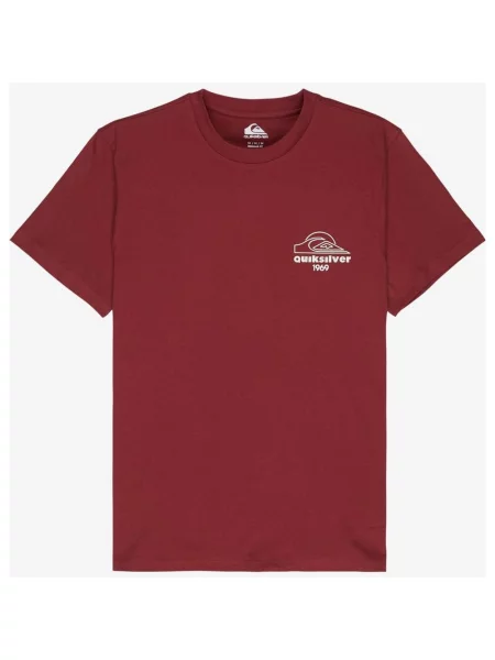 Koszulka z krótkim rękawem Quiksilver Bliss Point ciemny XS czerwony