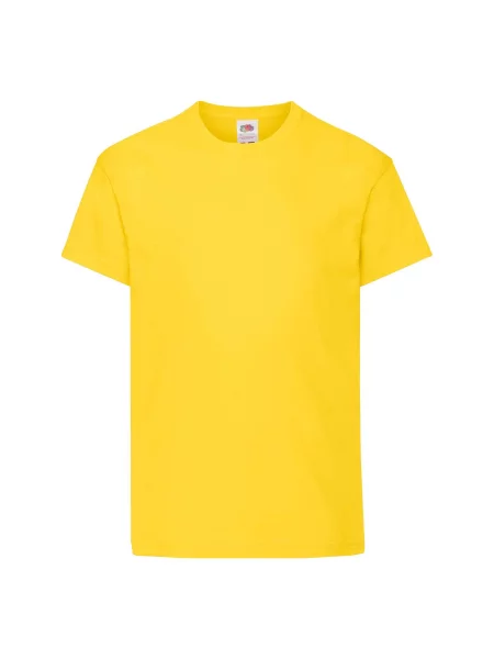 Tricou copii Fruit Of The Loom galben
