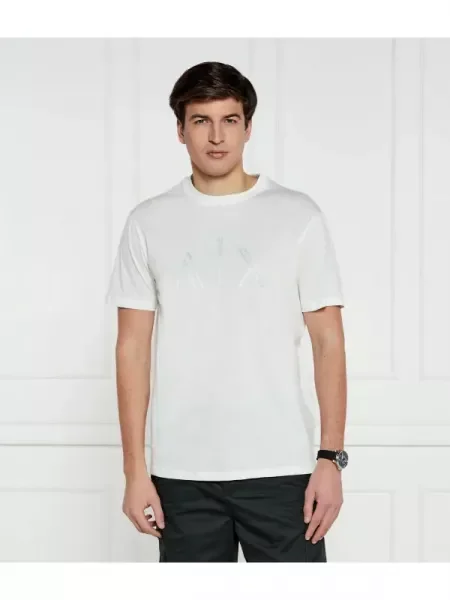 Armani Exchange Tricou alb