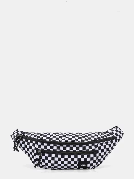Saszetka nerka Vans Mn Ward Cross Body Pack 4 l black/white check biała