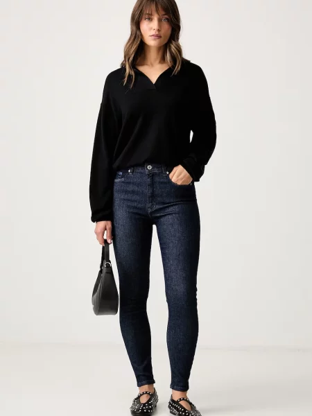 Karl Lagerfeld Jeans skinny kavbojke modra