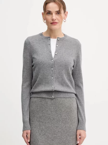 United Colors of Benetton kardigan kaszmirowy szary