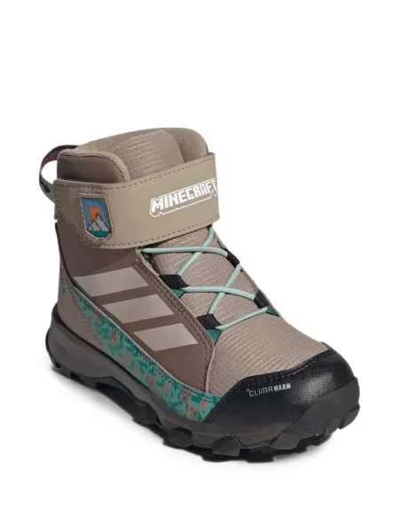 Botki dziecięce Adidas brązowe