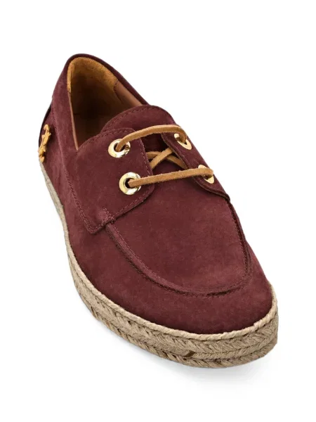 Pantofi loafer Billionaire din piele de căprioară roșu