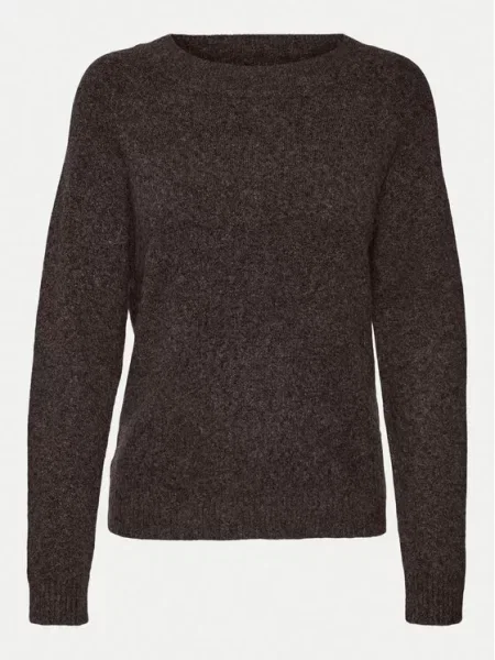 VERO MODA Svetr čokoládová hnědý