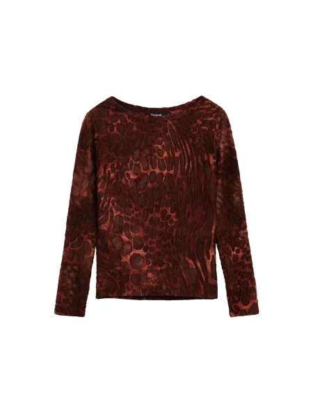 Desigual Tricou maro homar portocaliu