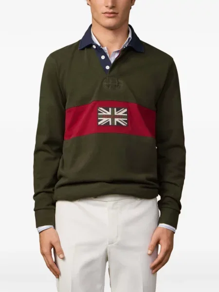 Tricou polo Hackett London verde