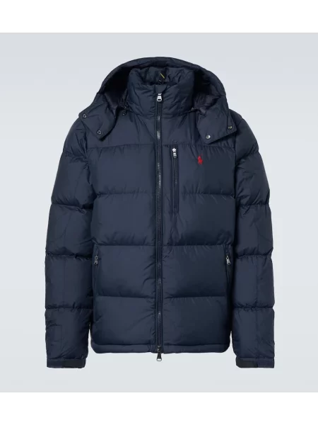 Geacă cu puf Polo Ralph Lauren albastru