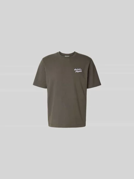 T-shirt o kroju regular fit z czystej bawełny Maison Kitsune