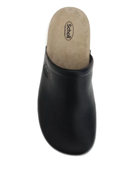 Papuci tip mules Balenciaga din piele negru
