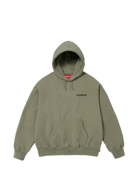 Hanorac cu glugă Supreme cu imagine verde