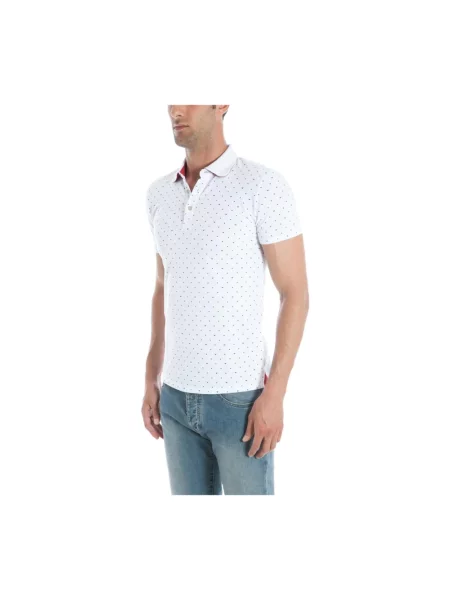 Koszulka polo Armani Jeans biała