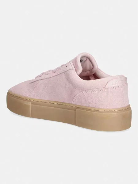 Замшевые кроссовки Lacoste