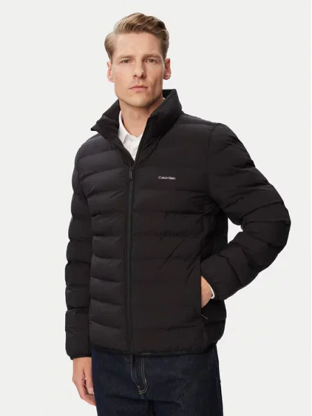 Calvin Klein Átmeneti kabát Classic fekete