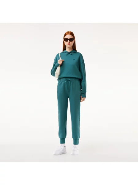Lacoste Spodnie Dresowe Dwuwarstwowe Lacoste zielone