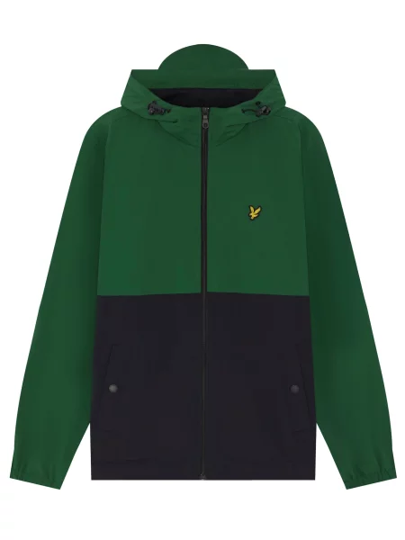 Lyle & Scott Geacă de primăvară-toamnă verde negru