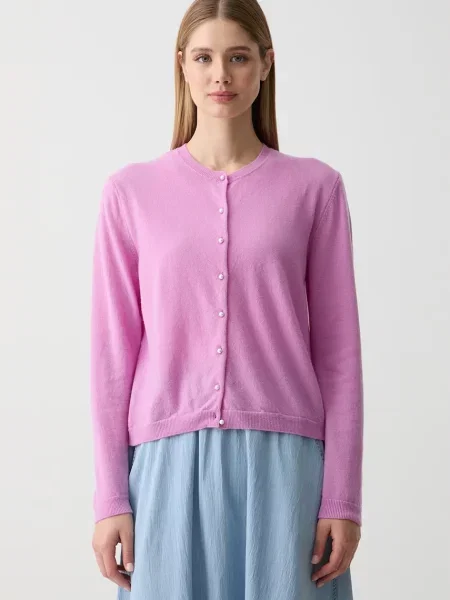 United Colors of Benetton cardigan pentru femei din lână violet