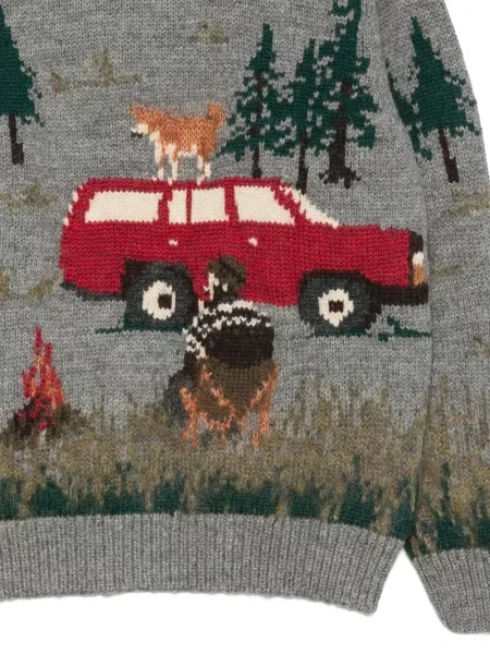 Cardigan Junya Watanabe Man de lână gri