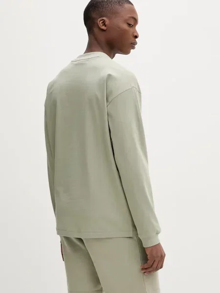 HUGO T-shirt basic zielony