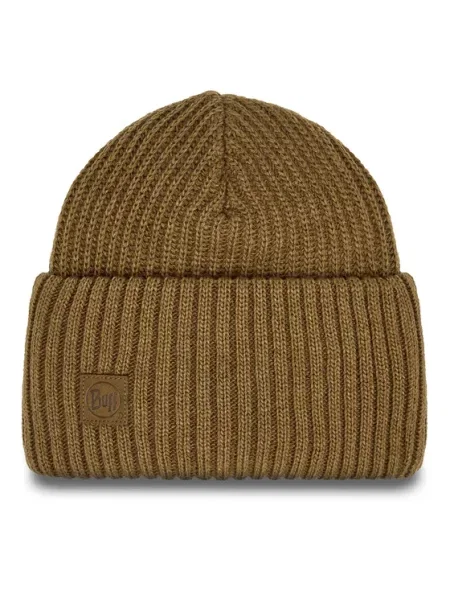Zimní čepice BUFF Knitted Rutger brindle brown hnědý
