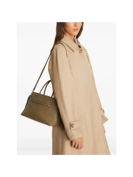 Torebka Tory Burch skórzana beżowa