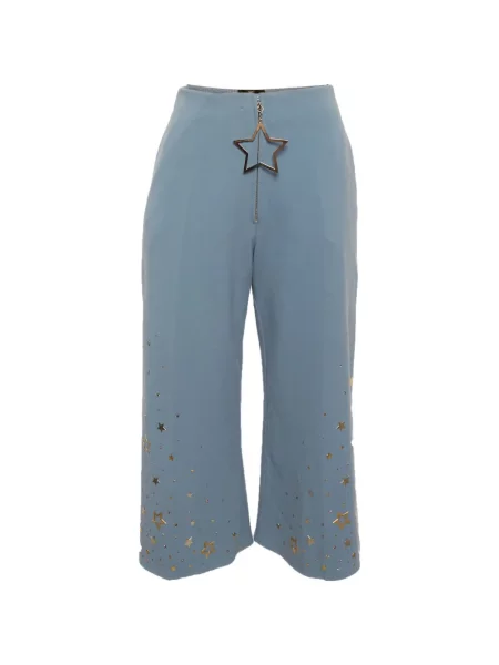 Pantaloni Elisabetta Franchi albastru