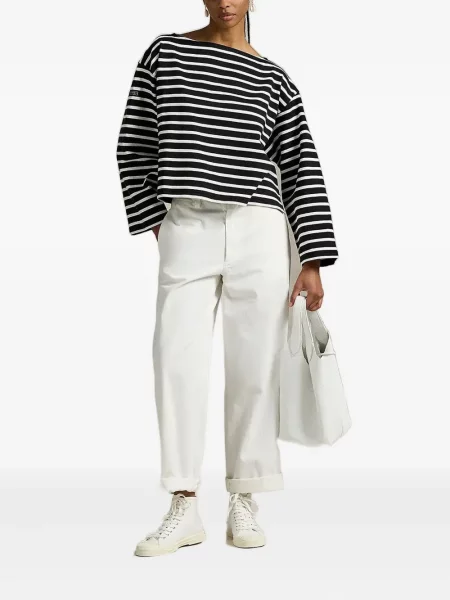 Șapcă Polo Ralph Lauren în carouri din țesătură twill cu imagine alb
