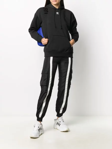 Șnur de strângere sneakerși Adidas alergare cu broderie negru