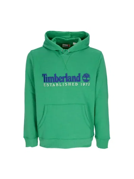 Bluza z kapturem Timberland z kapturem zielona