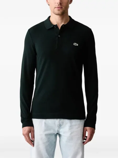 Поло тениска Lacoste зелено