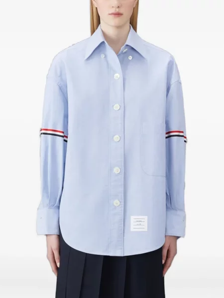 Cămașă Thom Browne albastru