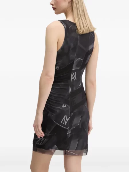 Rochie mini Desigual cu volane negru
