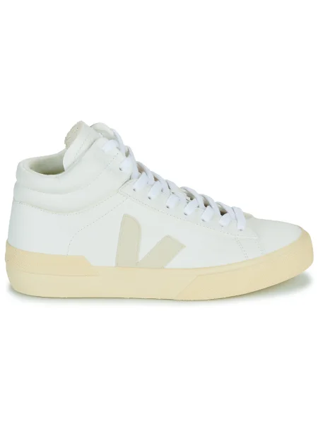 Pantofi Veja din piele alb