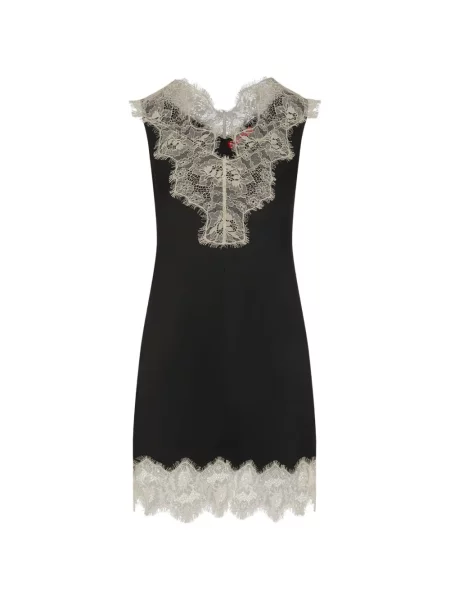 Rochie mini Simon Miller din dantelă negru