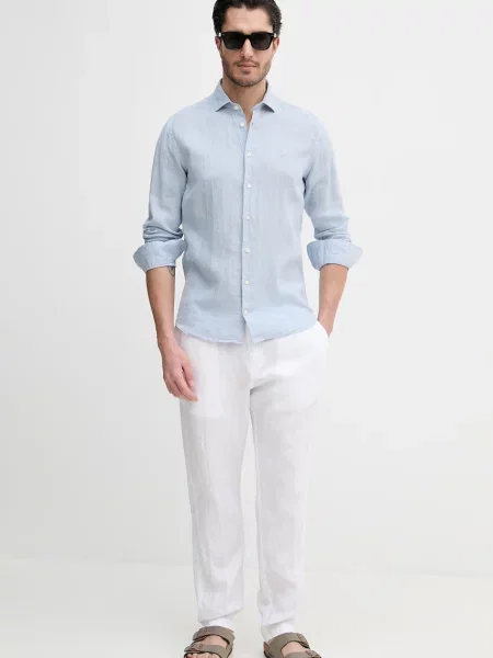 Льняная рубашка Hackett London