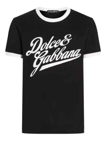 Tricou Dolce & Gabbana cu imagine negru