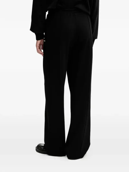 Pantaloni Karl Lagerfeld Jeans cu broderie negru